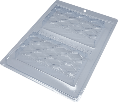Forma De Chocolate - Forma De Chocolate Especial 3 Partes - Tablete Losango-BWB9977